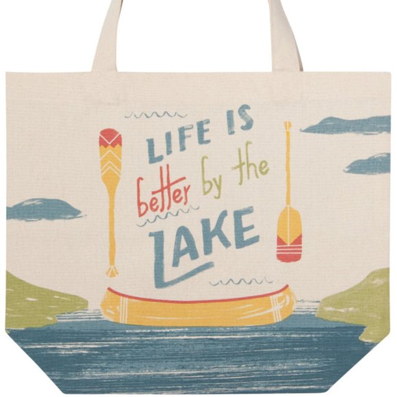 Lake Life Tote Bag NWT - Picture 3 of 3